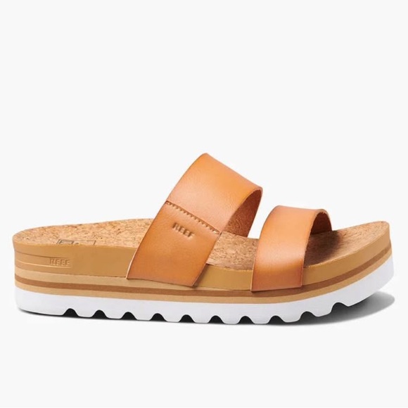 Reef Women’s US 10 Cushion Vista Hi  Slip-on Sandal Natural New - Picture 1 of 6